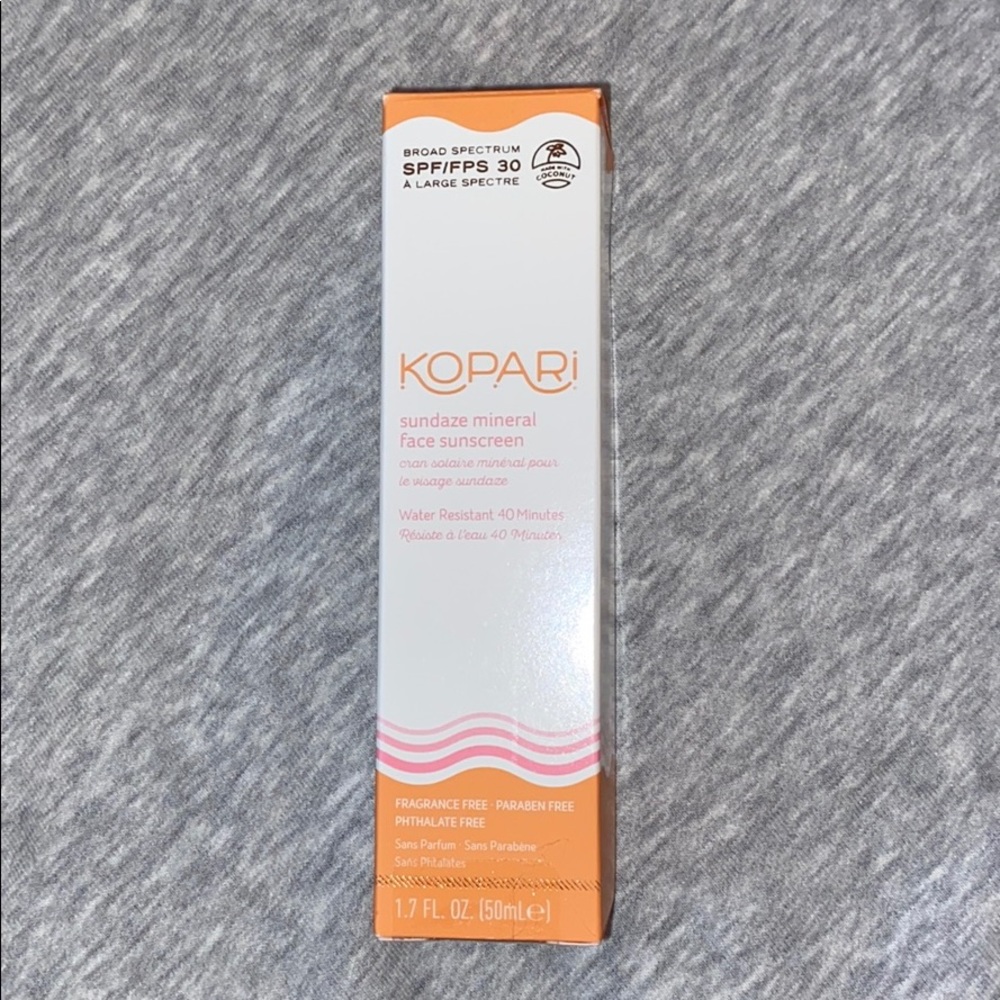 Sundaze mineral face sunscreen